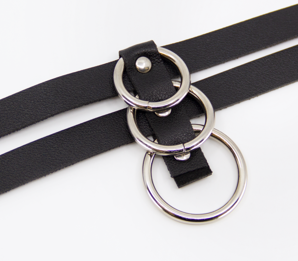 Double Strap Faux Leather Choker | Love In Leather