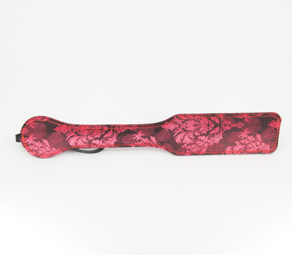 black and red jacquard paddle